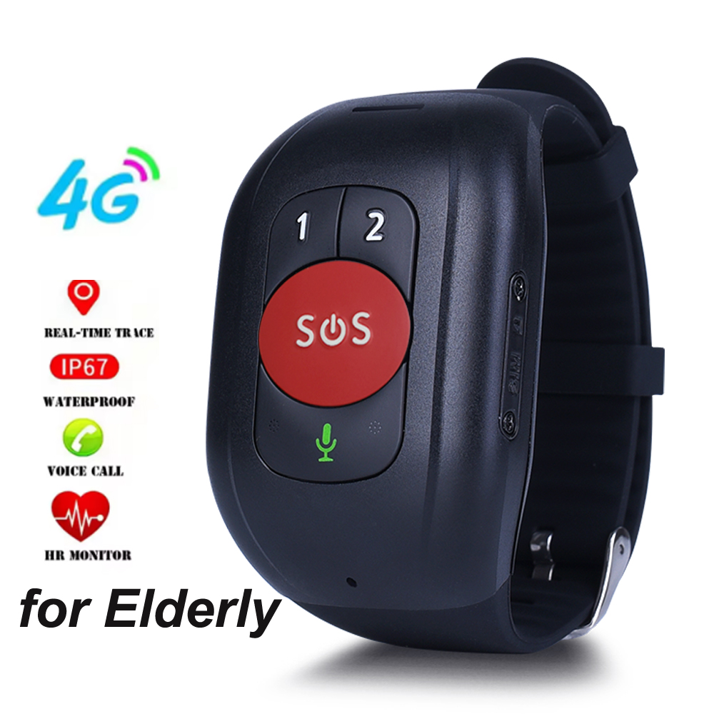 Fall Detection Watch - Idosos 4g sos gps relógio gps