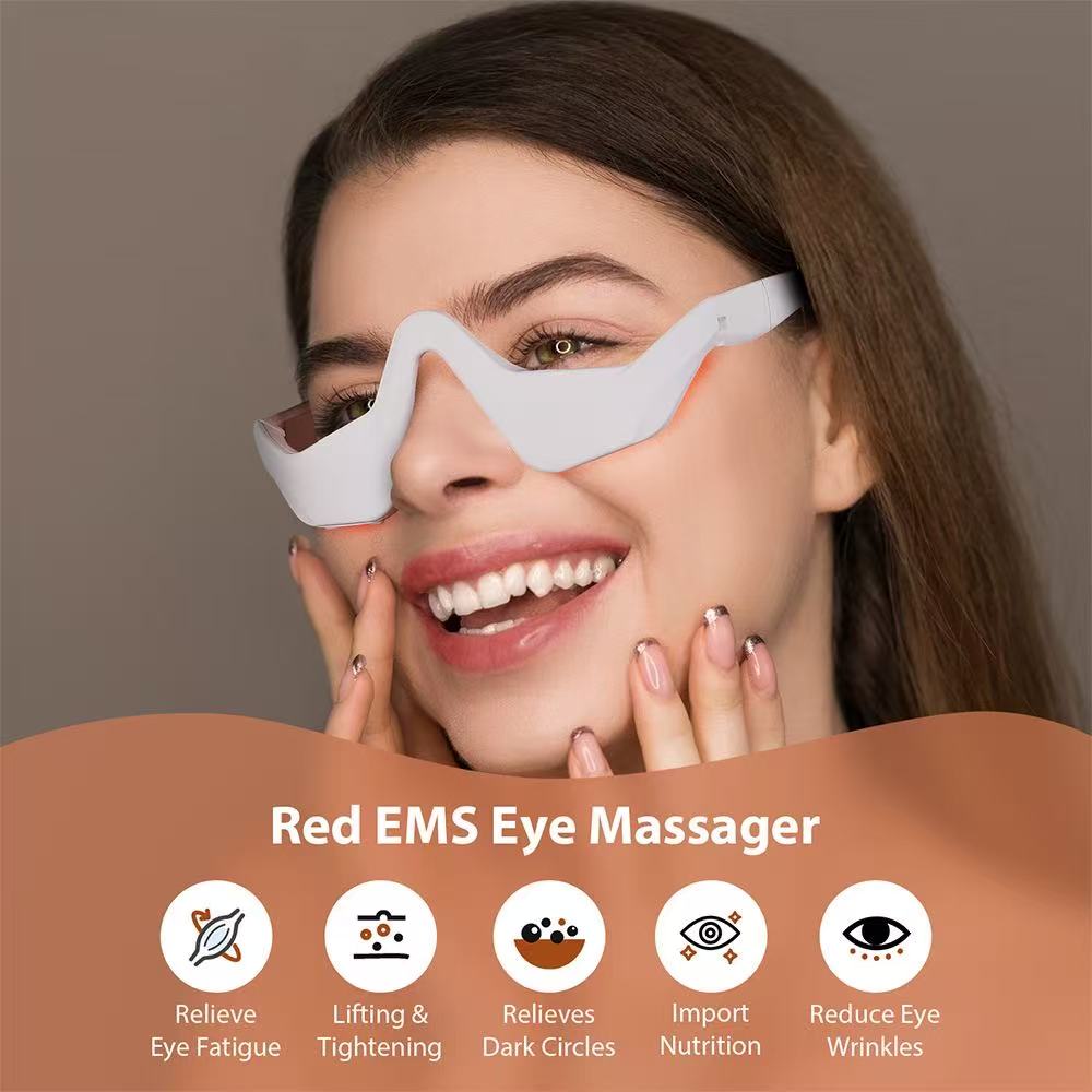 Massageador de Olhos e Rosto c - Light Therapy Glasses avaliação e preço