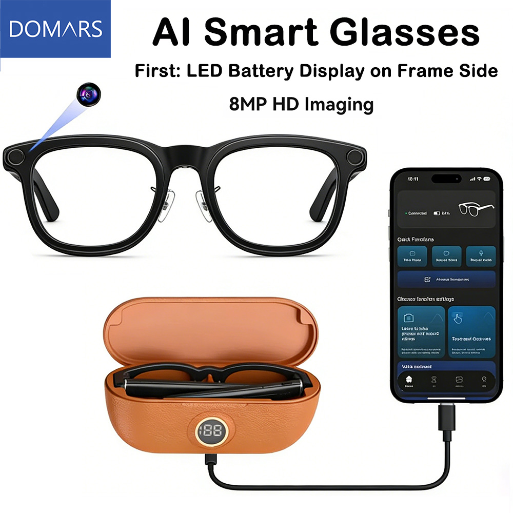 Óculos Inteligentes Domars com - Smart Glasses Lens avaliação e preço