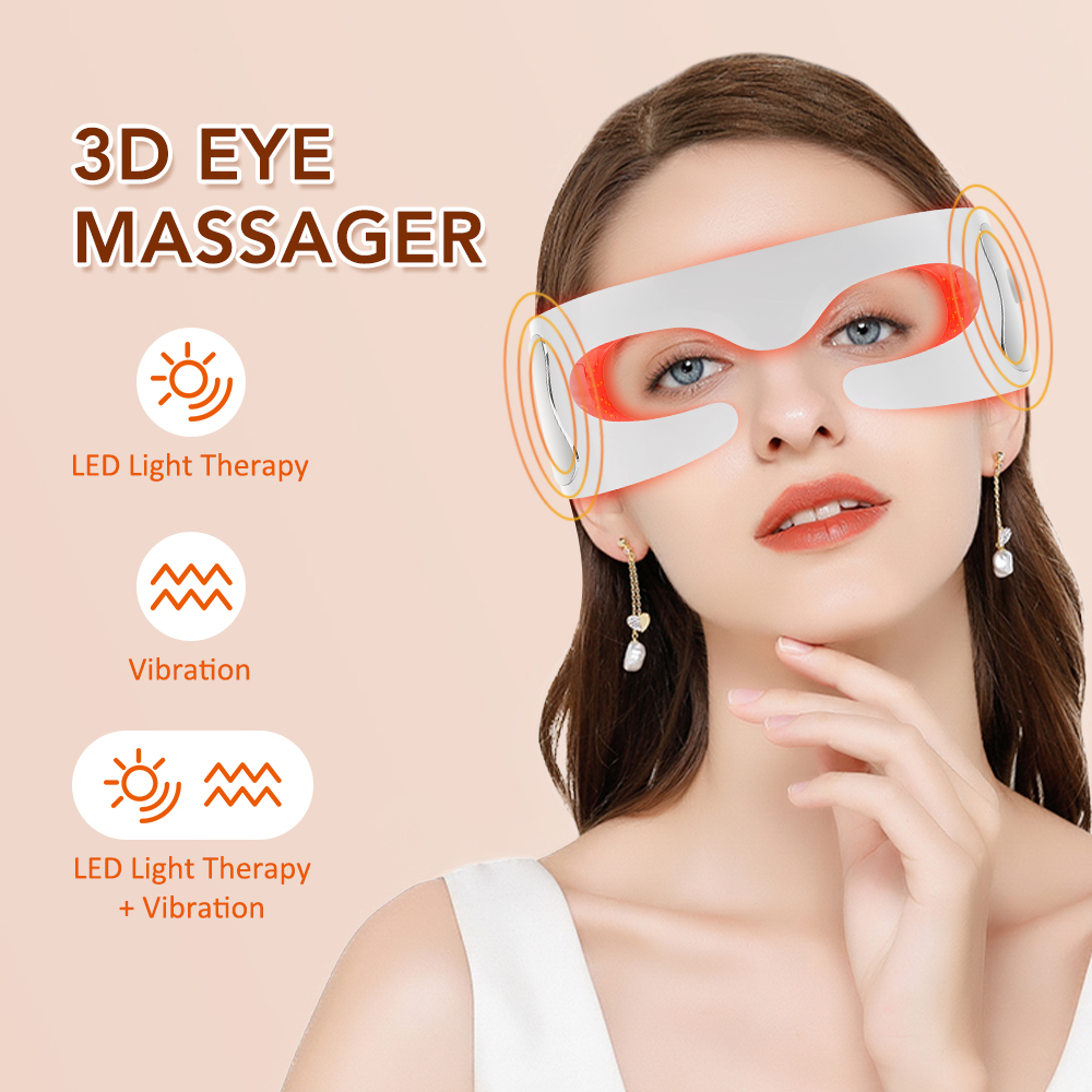 Massageador de olhos elétrico, - Light Therapy Glasses avaliação e preço