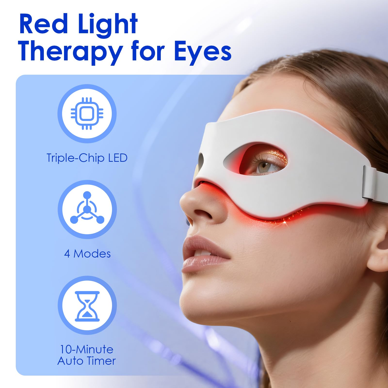 Massageador de Olhos EMS com L - Light Therapy Glasses avaliação e preço