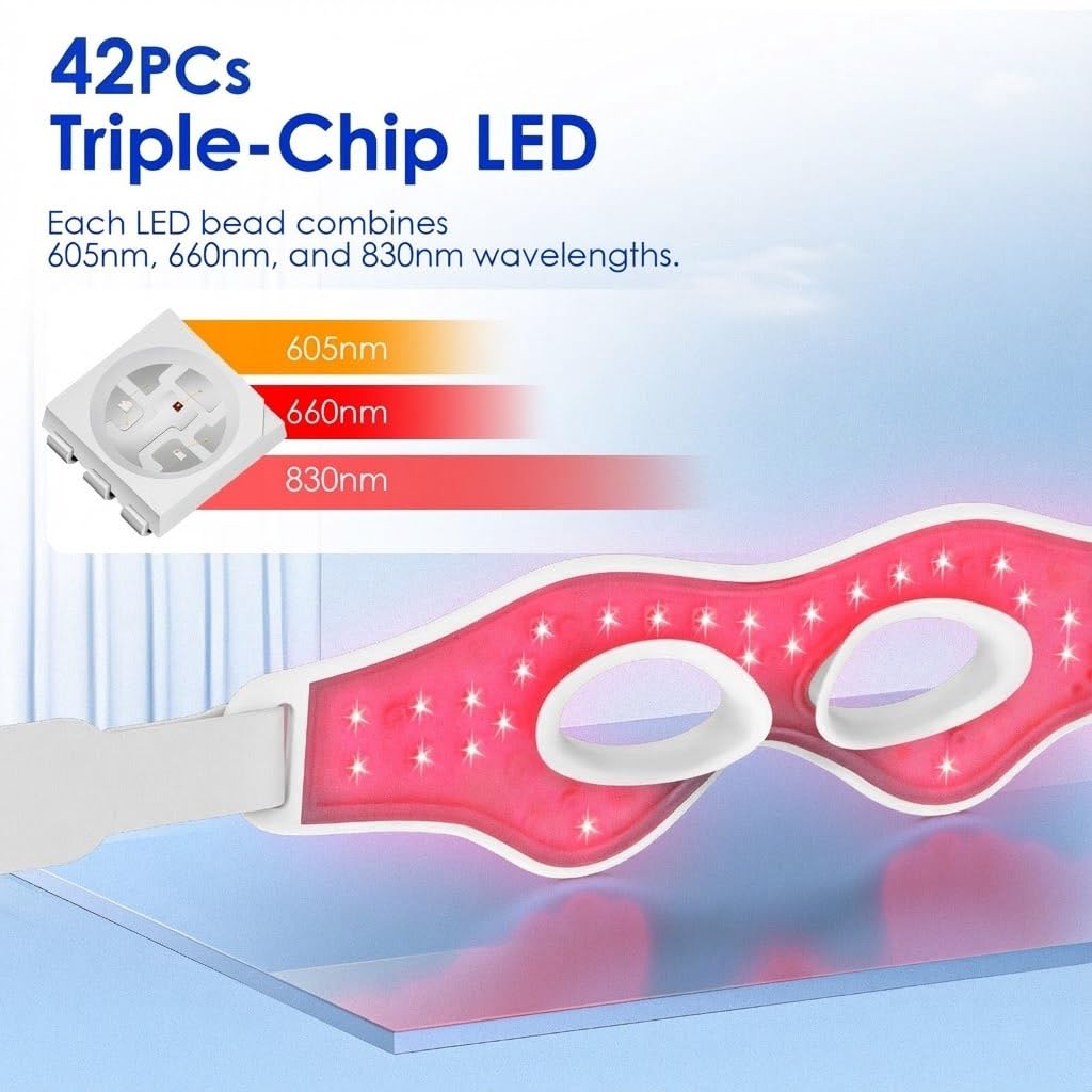 Massageador de Olhos EMS com L - Light Therapy Glasses avaliação e preço